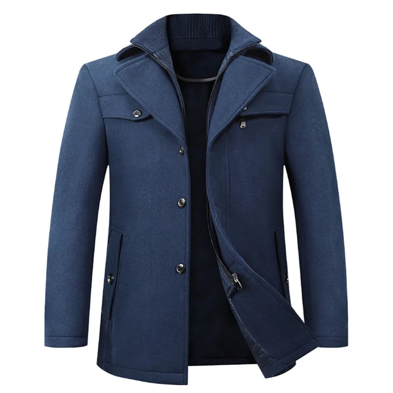 Hommes - Manteau d'hiver en laine