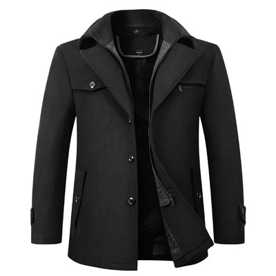 Hommes - Manteau d'hiver en laine