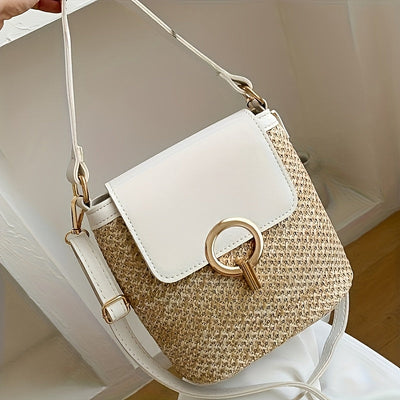 Avery | Chic Sac à main en paille pour dames