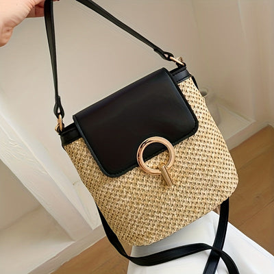 Avery | Chic Sac à main en paille pour dames