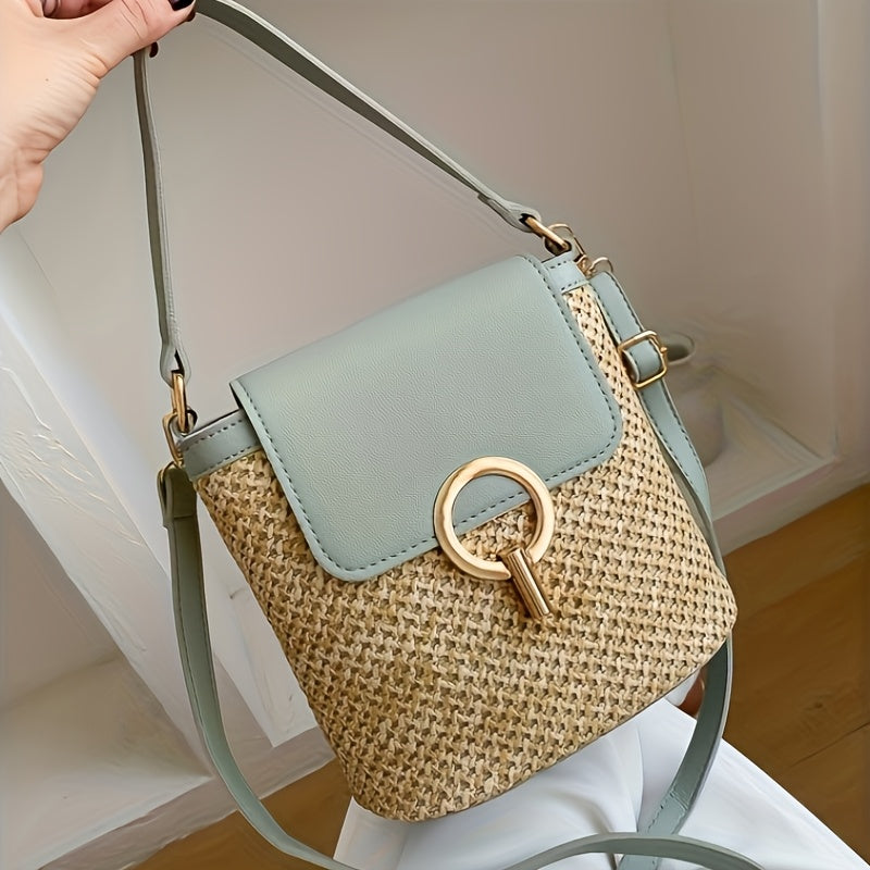 Avery | Chic Sac à main en paille pour dames