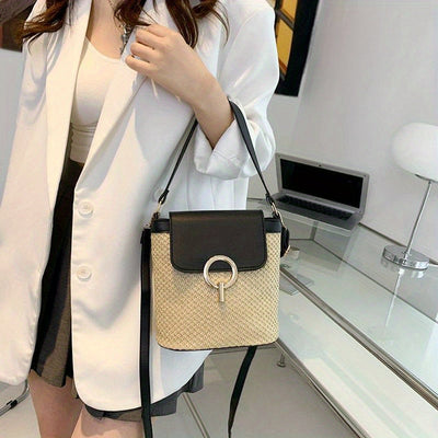 Avery | Chic Sac à main en paille pour dames