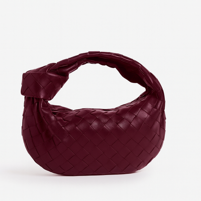 Maroon Woven bag