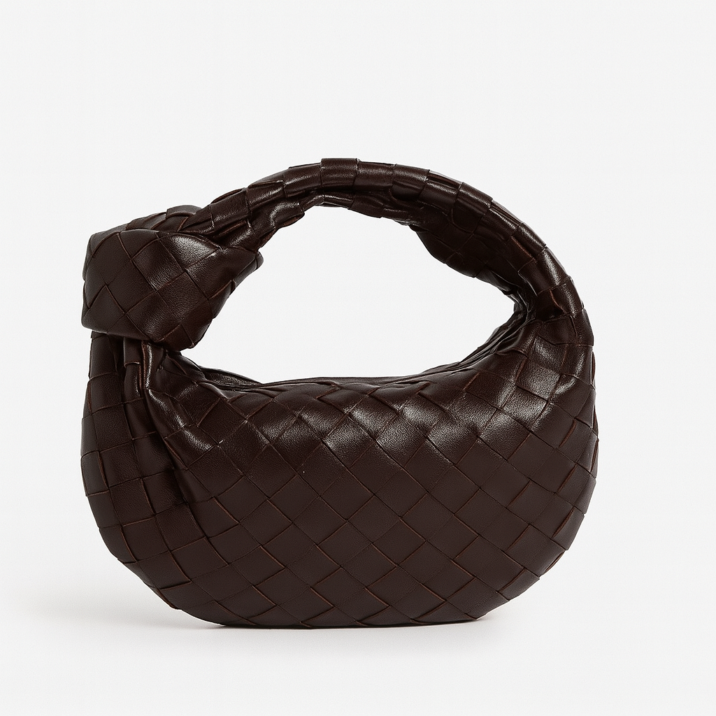 Dark Brown Woven bag