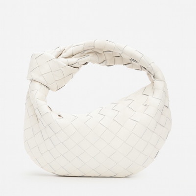 White Cream Woven bag