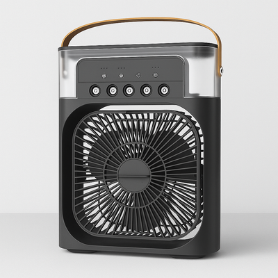 Black 3-in-1 Portable Air Cooler and Humidifier