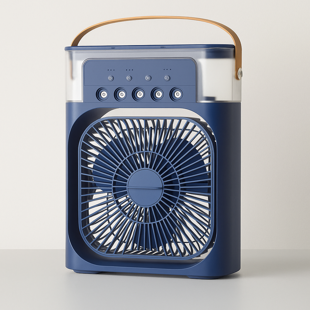 Blue 3-in-1 Portable Air Cooler and Humidifier
