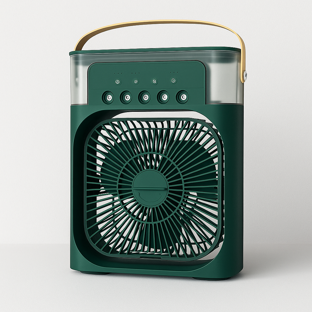 Green 3-in-1 Portable Air Cooler and Humidifier