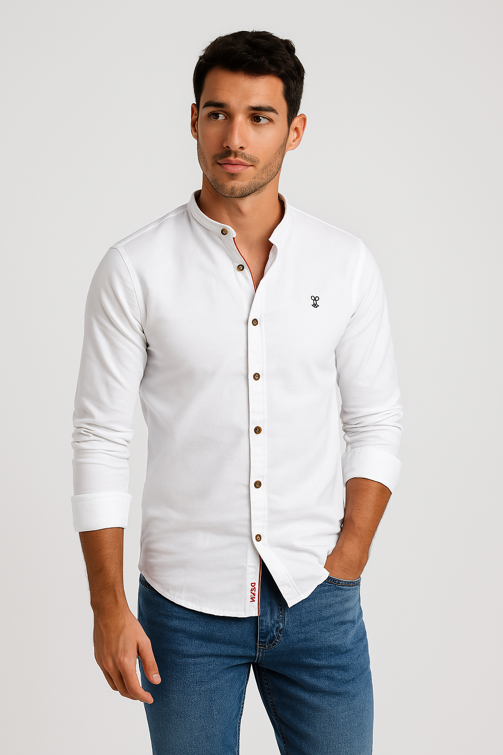 Bartosz - Hommes Chemise à manches longues | Chemise classique de loisirs en coton dans de nombreuses couleurs