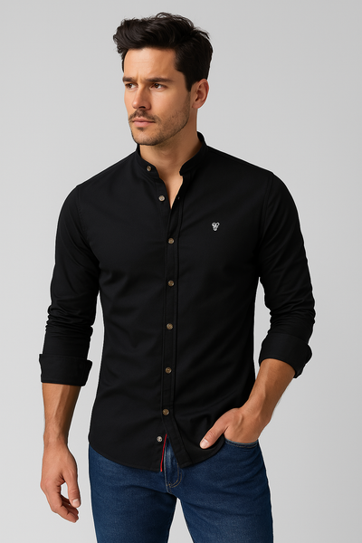 Bartosz - Hommes Chemise à manches longues | Chemise classique de loisirs en coton dans de nombreuses couleurs