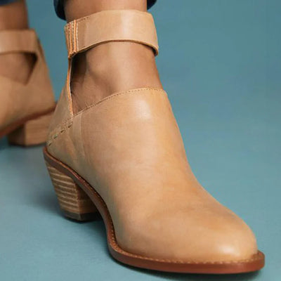 Livia - Confortable Sandale en Cuir à Talon