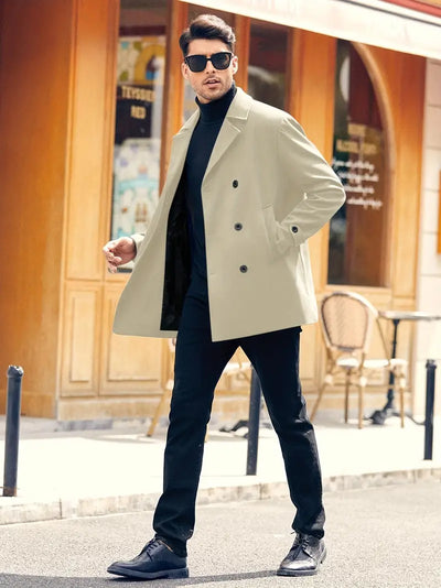 Manteau polaire à la mode pour hommes de grande taille