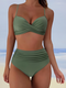 Bikini deux pièces femme élégant coupe flatteuse maintien confortable
