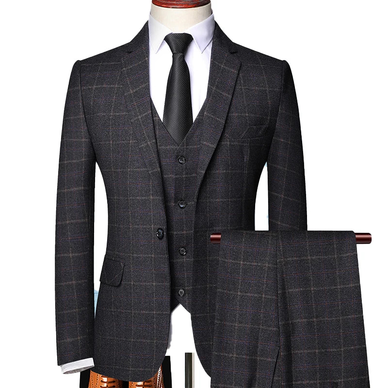 Costume trois pièces pour homme - Ensemble classique inspiré de Peaky Blinders