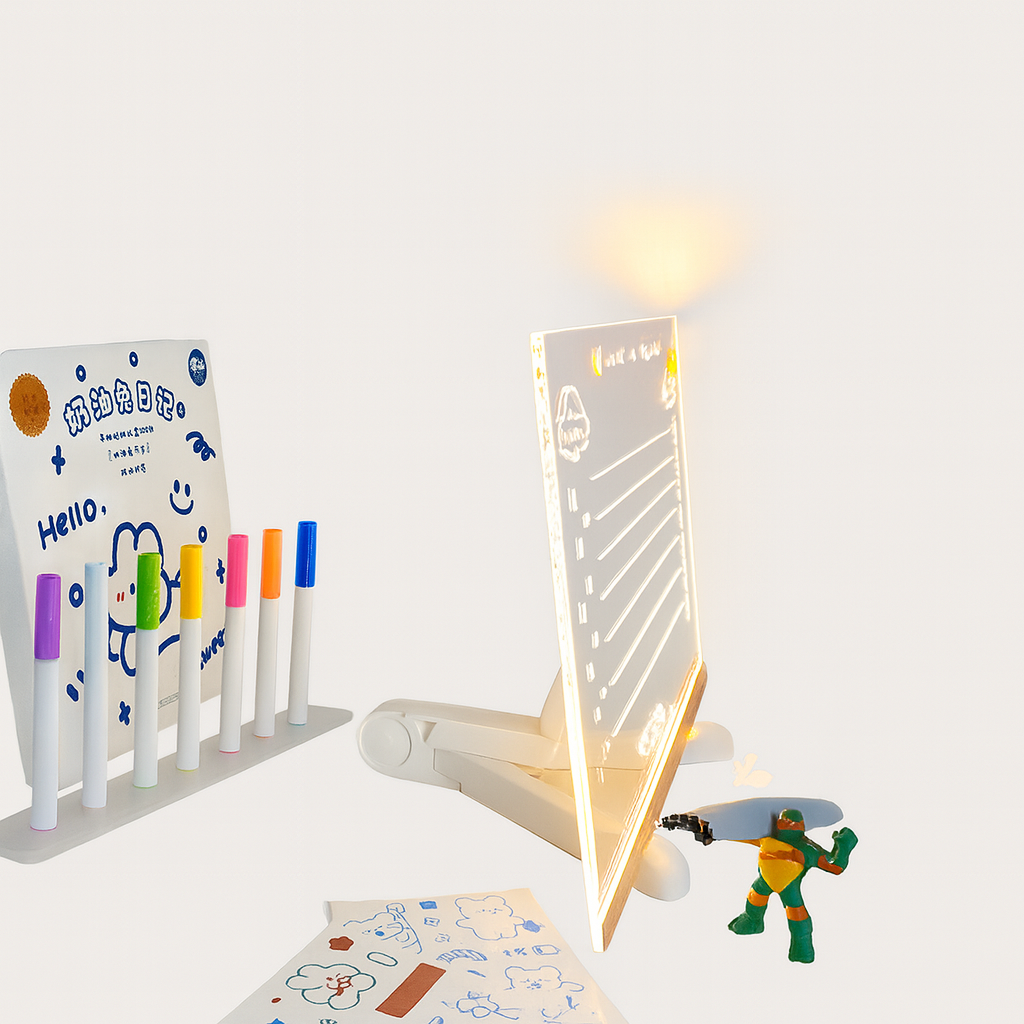 LED notepad with colors