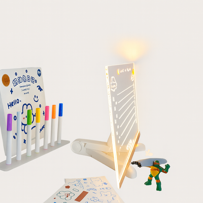 LED notepad with colors