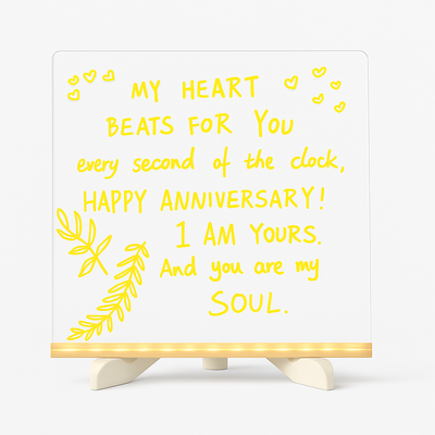 LED notepad with colors