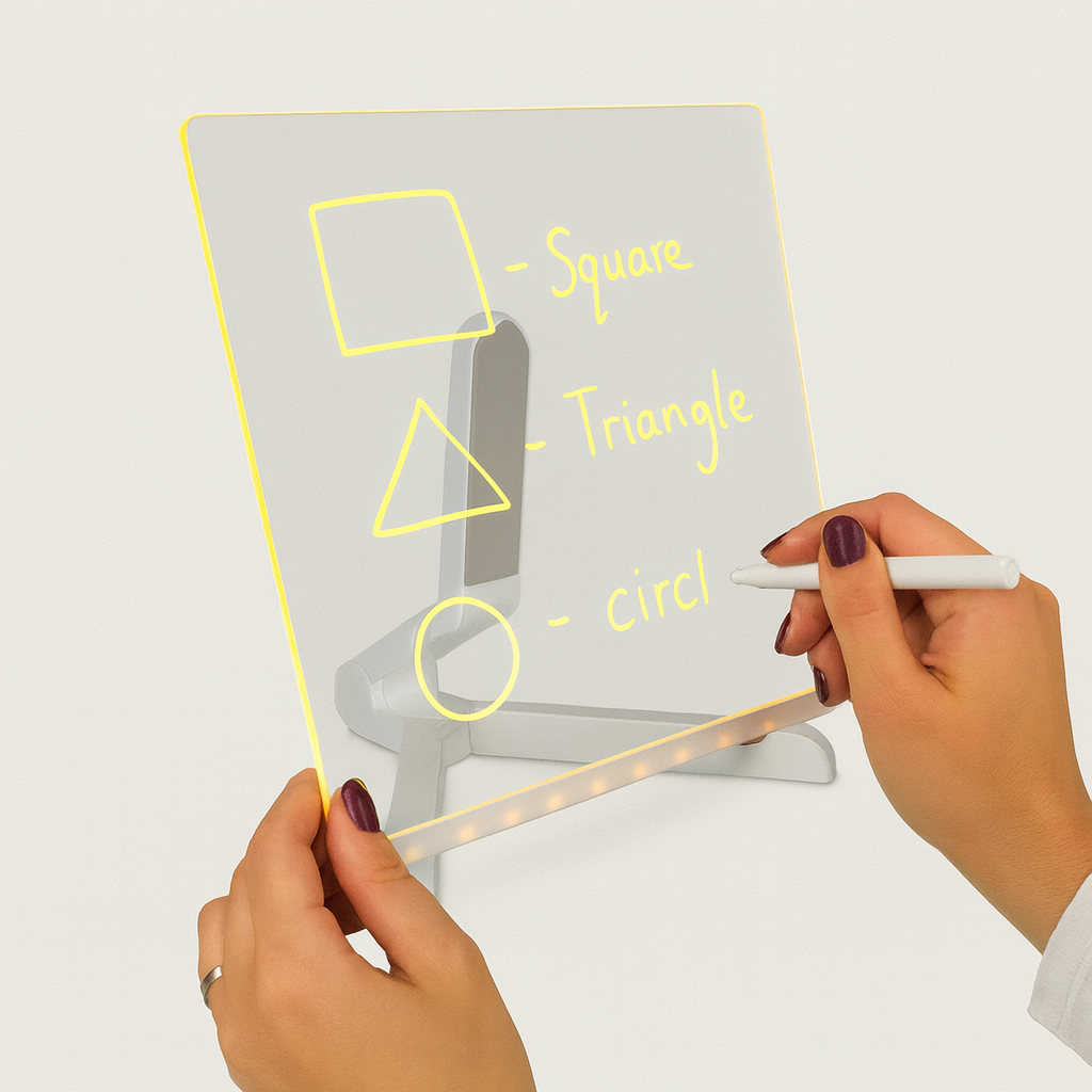 LED notepad with colors