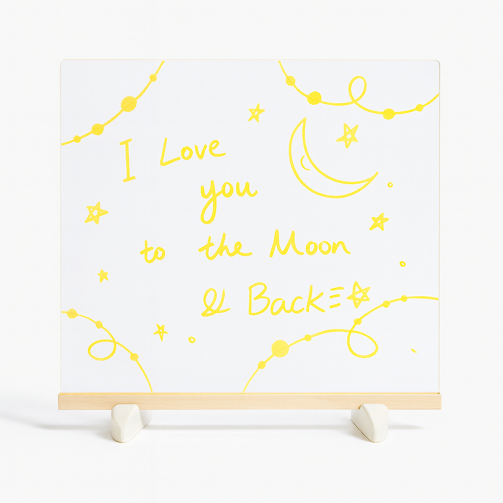 LED notepad with colors