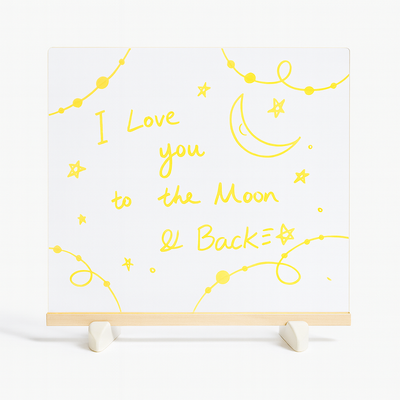 LED notepad with colors