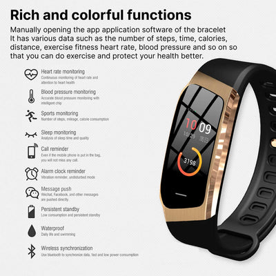 Montre de santé intelligente : Suivi de la tension artérielle et du rythme cardiaque
