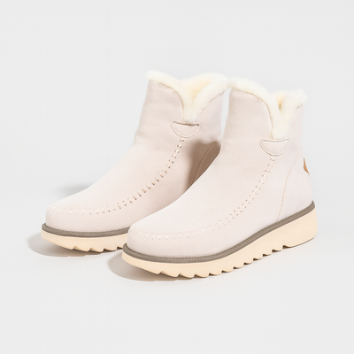 Beige Women's winter boots