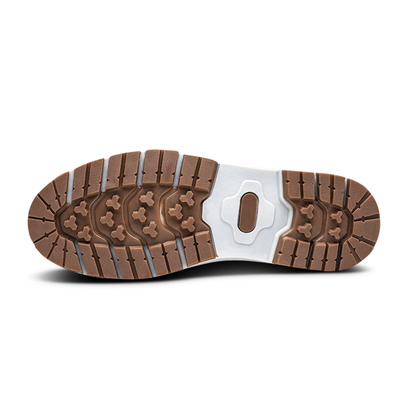 Bottes d'hiver pour hommes - Chaussures de neige doublées et chaudes avec semelle antidérapante