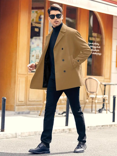 Manteau polaire à la mode pour hommes de grande taille