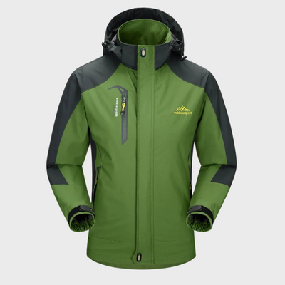 Veste d'extérieur Softshell pour hommes avec capuche, membrane coupe-vent et finition déperlante