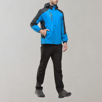 Veste d'extérieur Softshell pour hommes avec capuche, membrane coupe-vent et finition déperlante