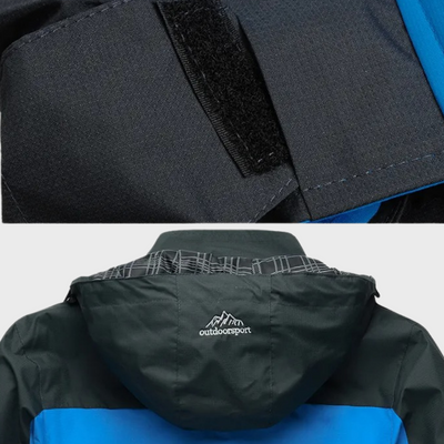 Veste d'extérieur Softshell pour hommes avec capuche, membrane coupe-vent et finition déperlante