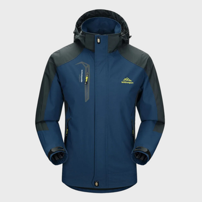 Veste d'extérieur Softshell pour hommes avec capuche, membrane coupe-vent et finition déperlante