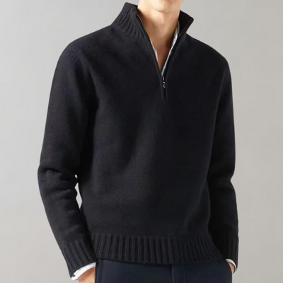 Pull chaud en polaire avec fermeture éclair pour hommes | Idéal pour les activités de plein air