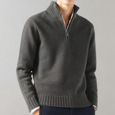 Pull chaud en polaire avec fermeture éclair pour hommes | Idéal pour les activités de plein air