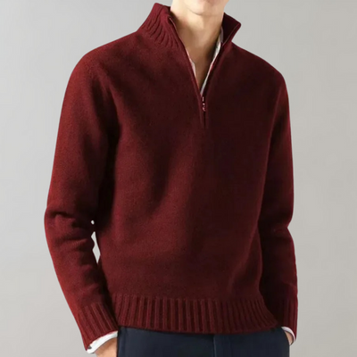 Pull chaud en polaire avec fermeture éclair pour hommes | Idéal pour les activités de plein air