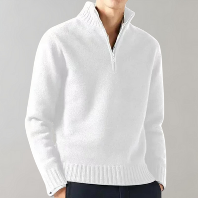 Pull chaud en polaire avec fermeture éclair pour hommes | Idéal pour les activités de plein air