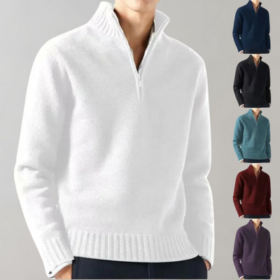 Pull chaud en polaire avec fermeture éclair pour hommes | Idéal pour les activités de plein air