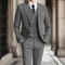 Costume d'invité de mariage 3 pièces slim fit pour homme | Elégant