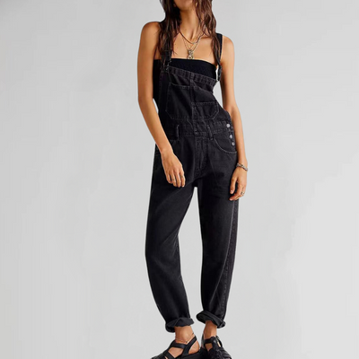 Valeria - Combinaison d'été en denim tendance pour femmes