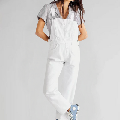 Valeria - Combinaison d'été en denim tendance pour femmes