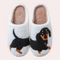 Chaussons d'hiver stylés en peluche Teckel Pour Femme | Idéal pour l'hiver