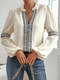 Jacqueline - Blouse élégante à manches bouffantes