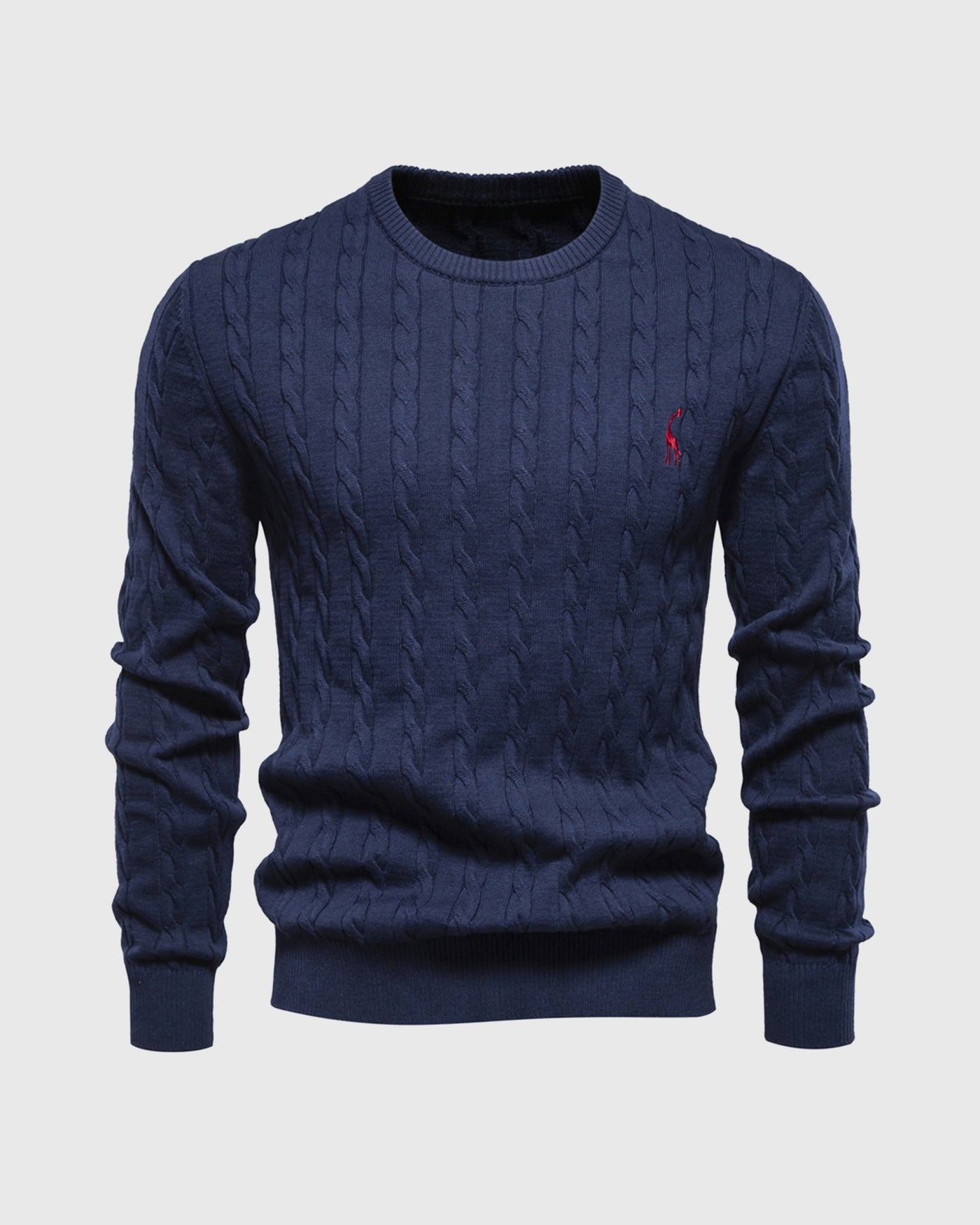 Pull en coton tricoté pour hommes