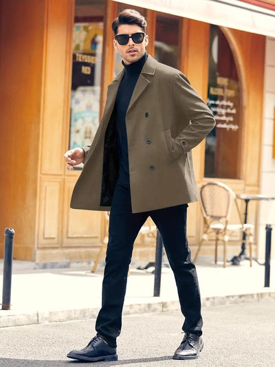 Manteau polaire à la mode pour hommes de grande taille