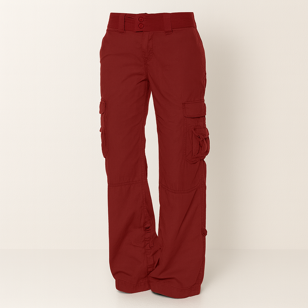 Red Cargo Pants