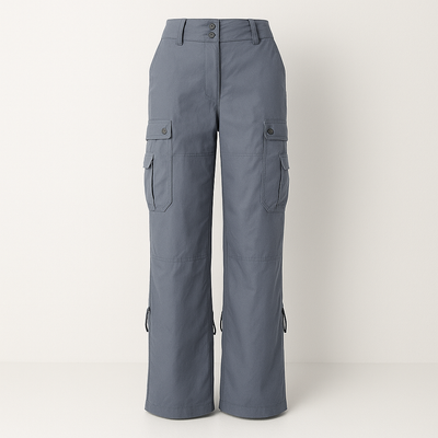 Grey Cargo Pants