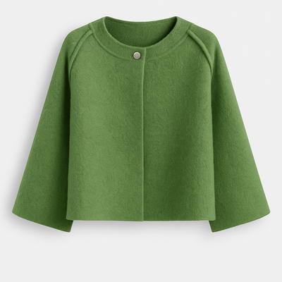 Green Faux Cashmere Jacket