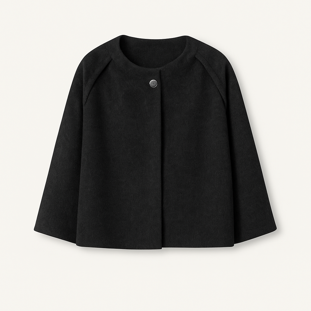 Black Faux Cashmere Jacket
