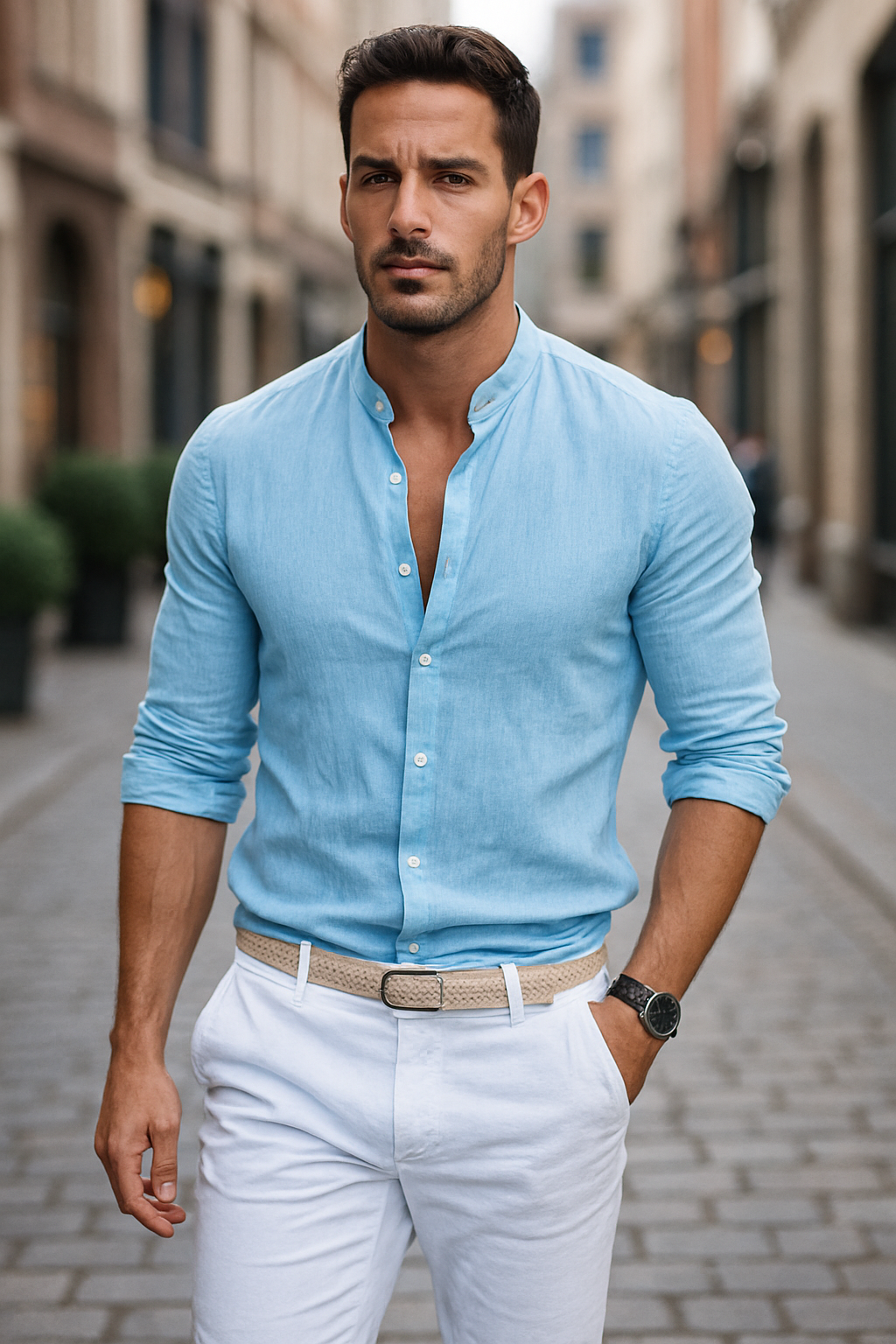 Daniel - la chemise en lin élégante pour hommes