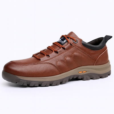 Brown Men's outdoor orthopedic shoes